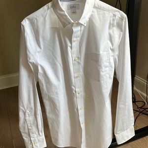 Croft and Borrow Men’s White Shirt Sz S NEW WITH TAGS